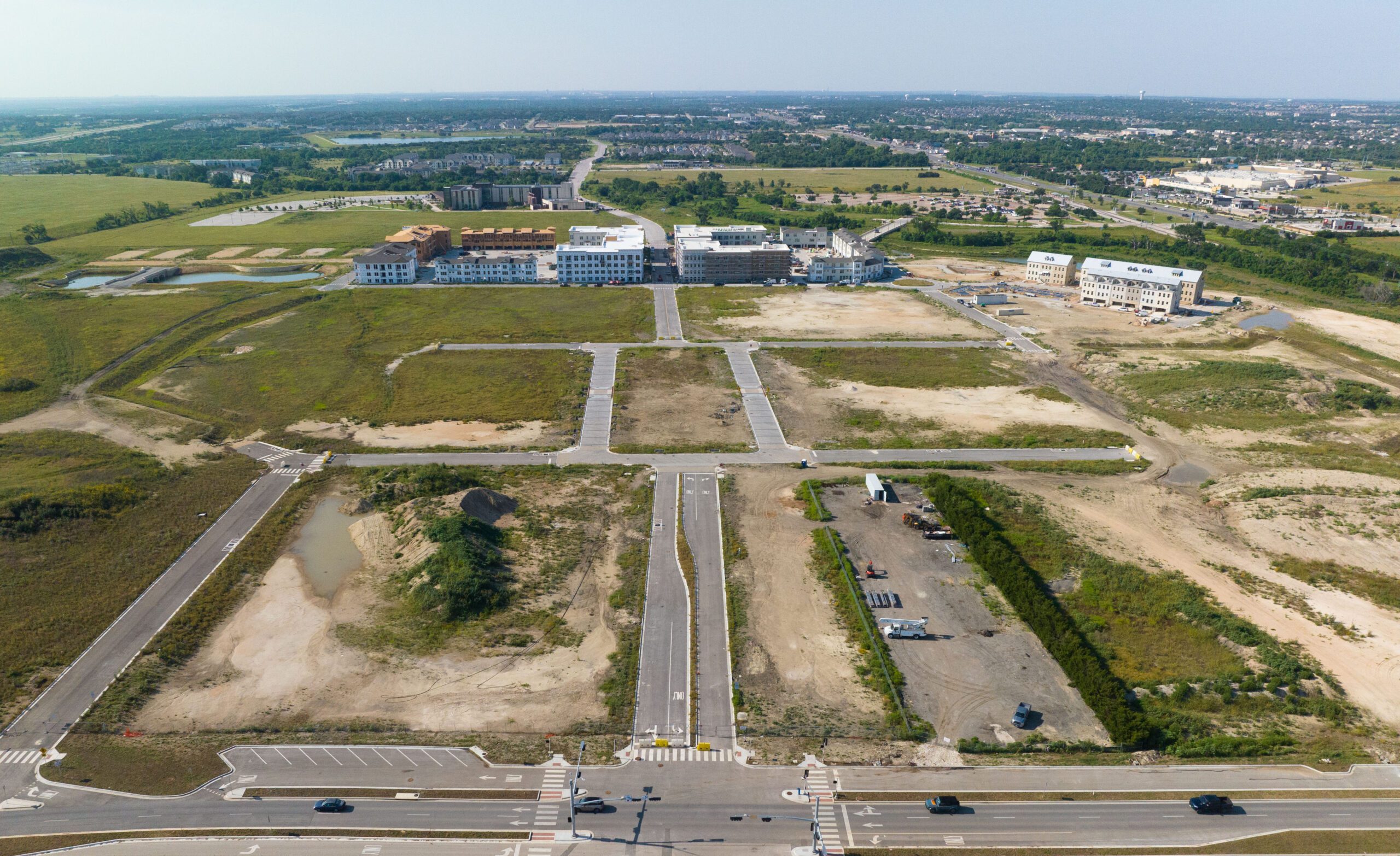 Northline aerial image of construction progress from June 2023